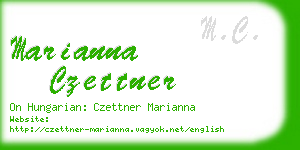 marianna czettner business card